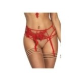 Strumpfgürtel Rot V-8862 von Axami | Fesselliebe.de