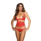 BH Rot mit Offenen Cups V-9771 von Axami | Fesselliebe.de