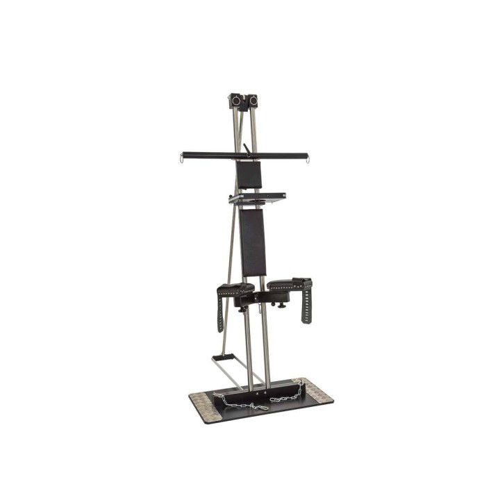 Wood And Steel Tower Set mit V-Sitz, Pranger und Lehnpolstern | Fesselliebe.de