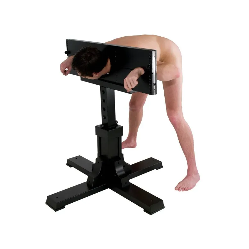 Pranger für Hände und Kopf mit Standfuss für BDSM & Fetisch bei Dessou24.de