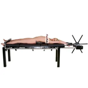 Bondage Streckbank Mit Spindel, Fusspranger Und Polster Für Bdsm & Fetisch | Dessou24.de