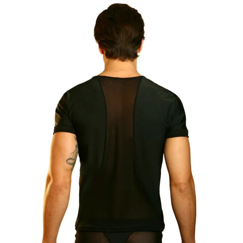♥ Schwarzes Herren T-Shirt Open Spirit von Look Me ♥ kaufen | Fesselliebe 2