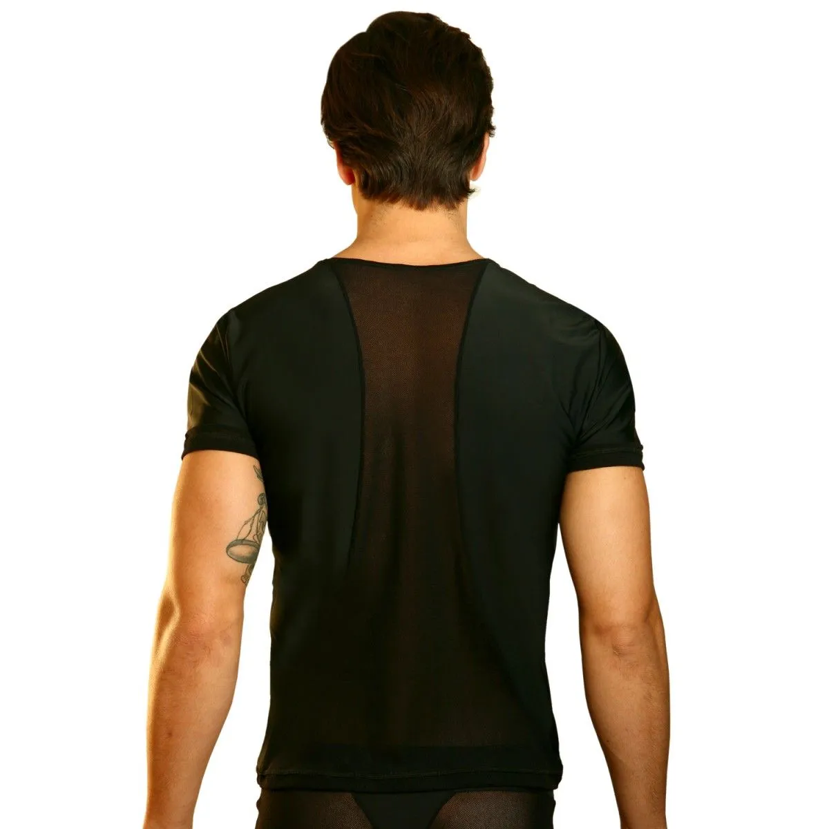 ♥ Schwarzes Herren T-Shirt Open Spirit von Look Me ♥ kaufen | Fesselliebe