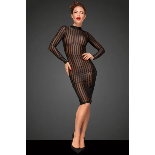 ♥ Klassisches Kleid Aus Weichem und Elastischen Tüll F182 von Noir Handmade Decadence Collection ♥ kaufen | Fesselliebe