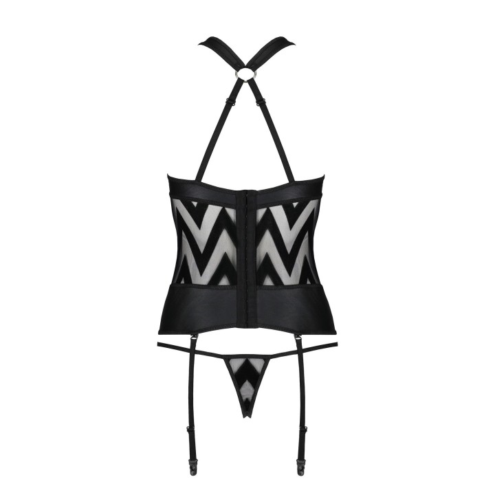 Hima Korsett & String Schwarz von Passion-Exklusiv | Fesselliebe.de