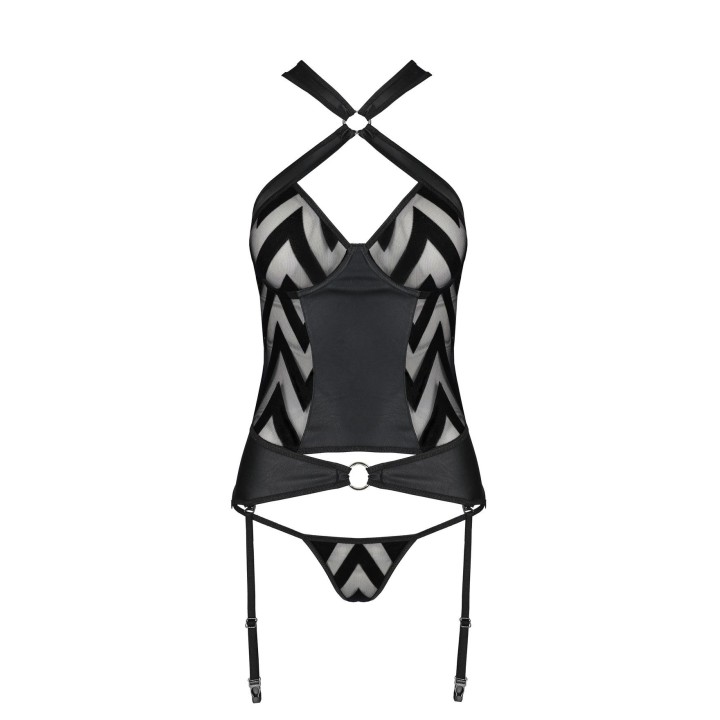 Hima Korsett & String Schwarz von Passion-Exklusiv | Fesselliebe.de