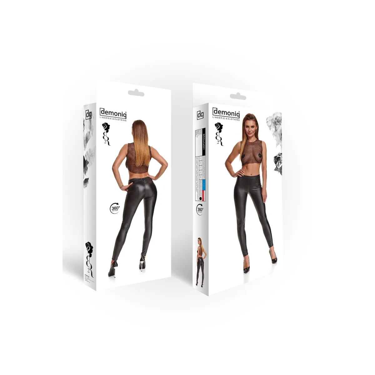 ♥ Schwarze Leggings Brgiulia001 von Demoniq Black Rose 2.0 Collection ♥ kaufen | Fesselliebe