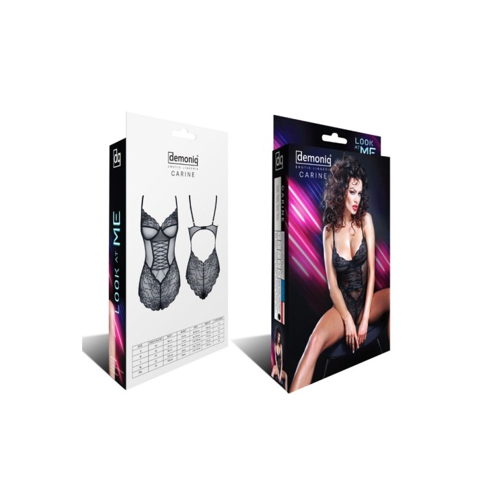 Schwarzer Body Carine von Demoniq Look At Me Collection | Fesselliebe.de