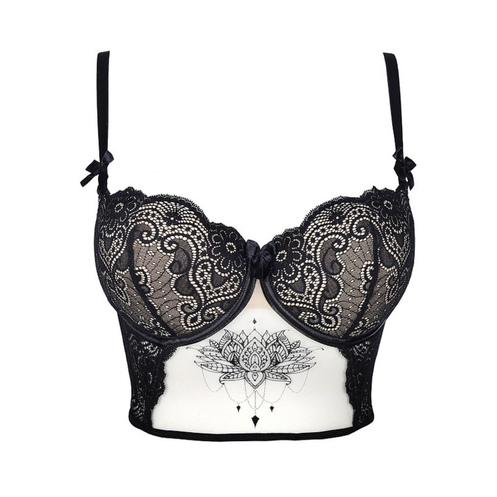 V-9031 Bustier Schwarz von Axami | Fesselliebe.de