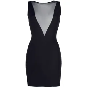 ♥ V-9209 Kleid Schwarz von Axami ♥